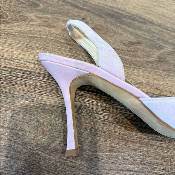 Manolo Blahnik Pink Slingback Heels - Picture 10 of 13